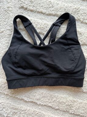 Lululemon Black Strappy Sports Bra